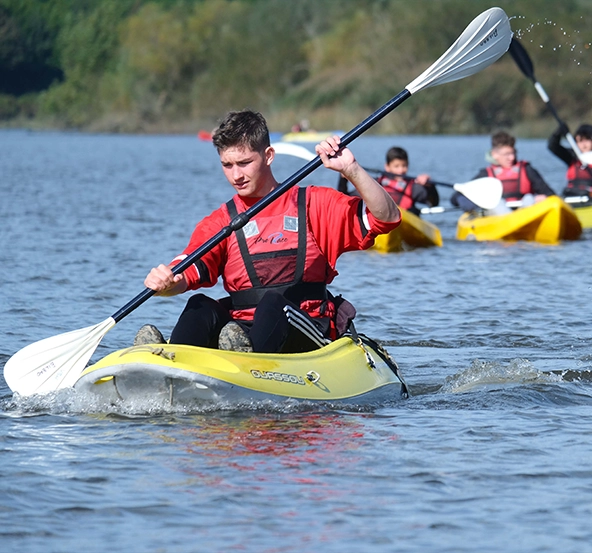 Canoeing and kayaking water sports